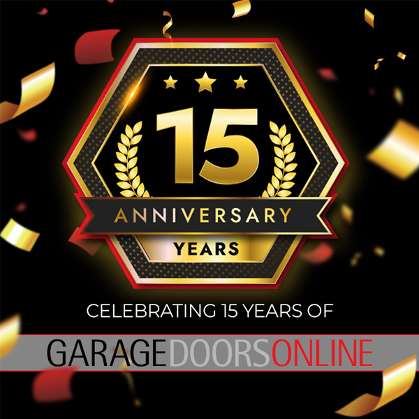 Garage Doors Online Celebrates 15 Years of Industry – Leading in Supplying Garage Doors Online.